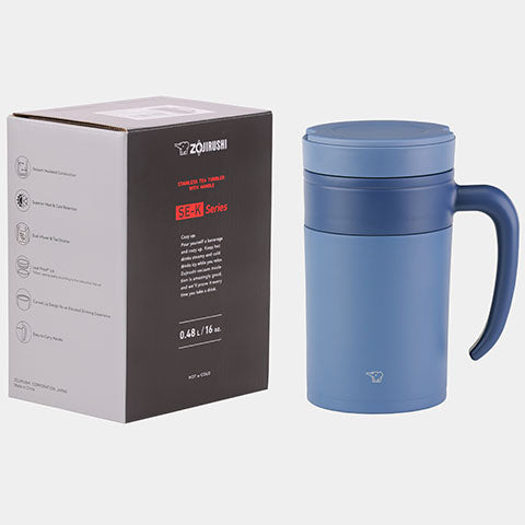 16 oz. Stainless Tea Tumbler with Handle SE-KAE48